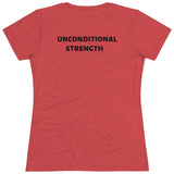 Unconditional Strength Women Fitted Short Sleeve Shirt